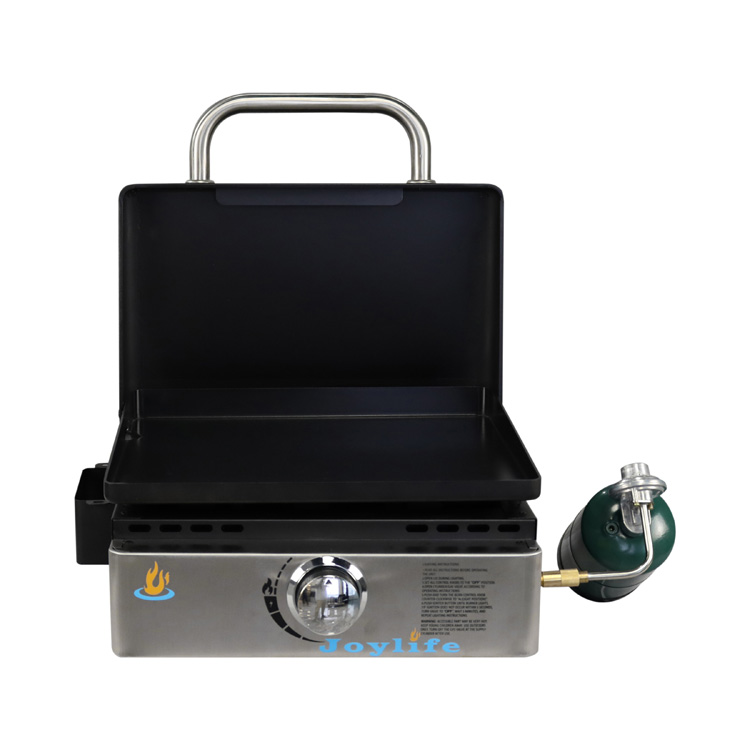 Stainless Steel Propane Gas Portable, Flat Top Griddle Frill Station