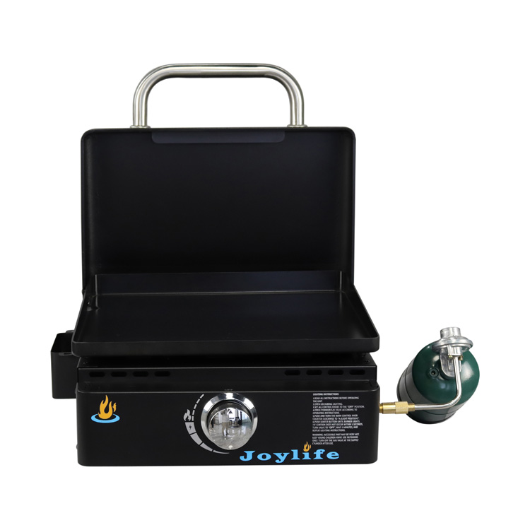 Propane Gas Portable, Flat Top Griddle Station W/ Hard Cover