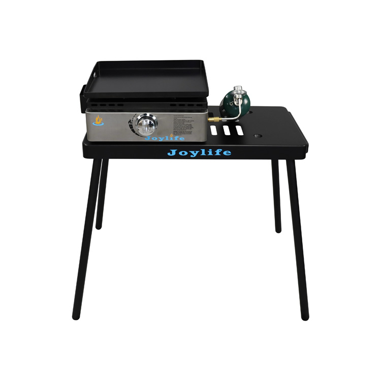 20inch, Nonstick, Propane Gas Griddle Station with portale table / black